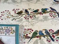 Birds, Beautiful Pictorial Silk Rug for Wall-Hanging - LA84