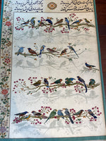 Birds, Beautiful Pictorial Silk Rug for Wall-Hanging - LA84