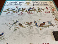 Birds, Beautiful Pictorial Silk Rug for Wall-Hanging - LA84