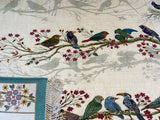 Birds, Beautiful Pictorial Silk Rug for Wall-Hanging - LA84