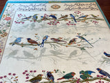 Birds, Beautiful Pictorial Silk Rug for Wall-Hanging - LA84