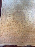 Tabriz, Floral Medallion, Vintage, 45-year-old, P5572