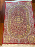 Persian Pure Silk Rug, Qom for Vatican Pope and UK Queen - P4492