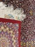 Persian Pure Silk Rug, Qom for Vatican Pope and UK Queen - P4492