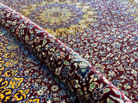 Persian Pure Silk Rug, Qom for Vatican Pope and UK Queen - P4492