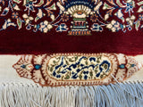 Persian Pure Silk Rug, Qom for Vatican Pope and UK Queen - P4492