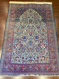 Antique Kashan, Re-birth, Energetic , All Organic Dyes, 100+ Years Old - ATQ99