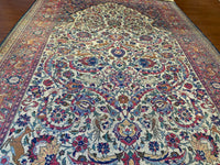 Antique Kashan, Re-birth, Energetic , All Organic Dyes, 100+ Years Old - ATQ99