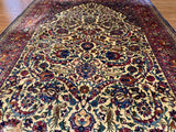 Antique Kashan, Re-birth, Energetic , All Organic Dyes, 100+ Years Old - ATQ99