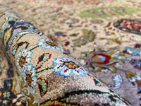 Collector's Item: Tabriz, Antique, Well-Preserved, Pure Vegetable Dyes, Pure Silk, GPQ901