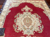 Dabriz, Royal Red & Gold, Lavish, Medallion, Vintage - P5482