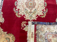 Dabriz, Royal Red & Gold, Lavish, Medallion, Vintage - P5482