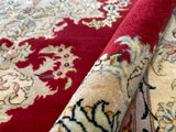 Dabriz, Royal Red & Gold, Lavish, Medallion, Vintage - P5482