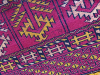 Mashad Tribal, Lilac, Orchid - P1374