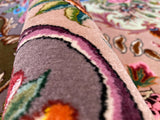 Vibrant, Mesmerizing Design, Pink Garden, Vintage Tabriz - P2581